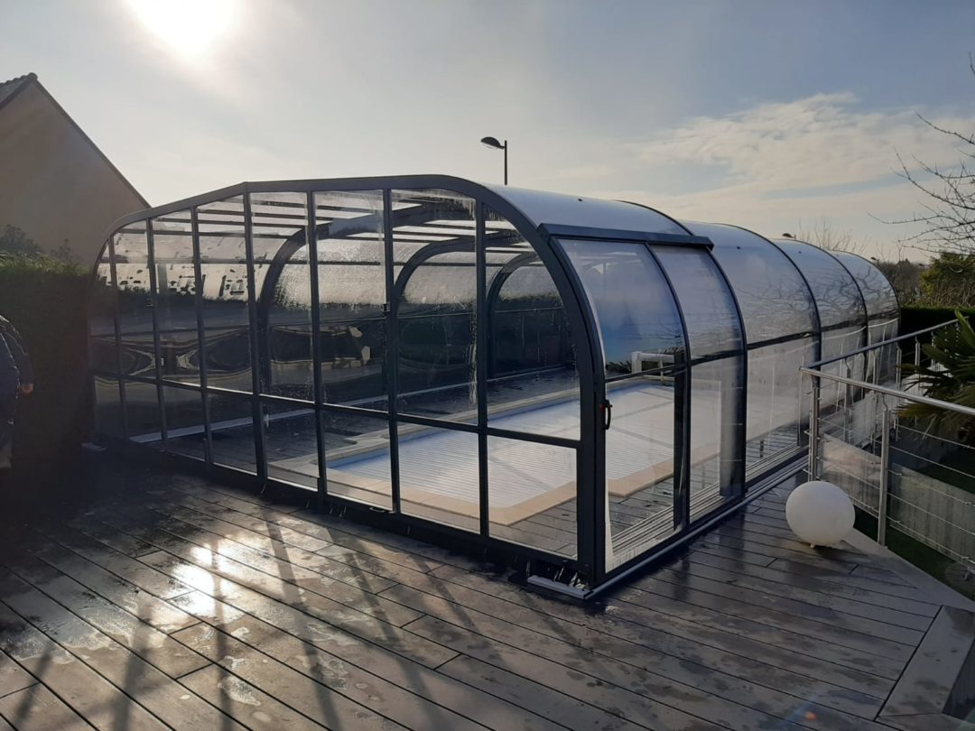 Réalisation Abris Piscine Haut