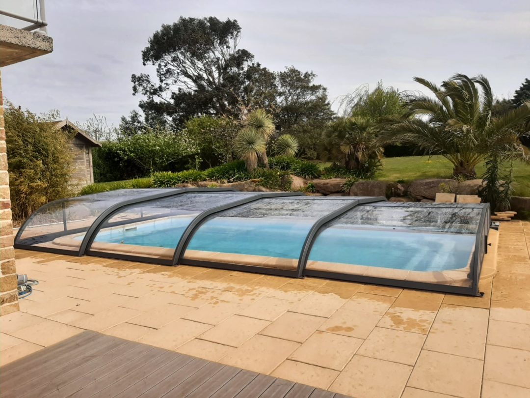 Réalisation Abris Piscine Bas